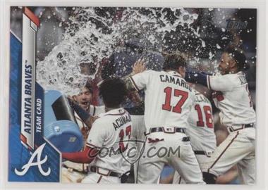 2020 Topps - [Base] - Wal-Mart Blue Border #218 - Atlanta Braves /299