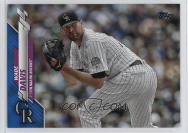 2020 Topps - [Base] - Wal-Mart Blue Border #293 - Wade Davis /299