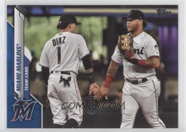 2020 Topps - [Base] - Wal-Mart Blue Border #396 - Miami Marlins /299