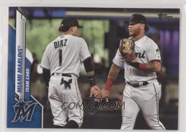 2020 Topps - [Base] - Wal-Mart Blue Border #396 - Miami Marlins /299