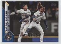 Checklist - Big Air, Big Hair (Brewers Celebrate Walk-Off Win) #/299