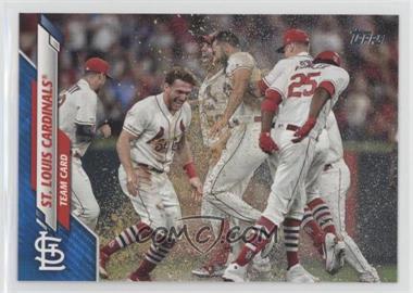 2020 Topps - [Base] - Wal-Mart Blue Border #87 - St. Louis Cardinals /299