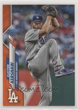 2020 Topps - [Base] - Wal-Mart Orange Border #118 - Clayton Kershaw /99 [EX to NM]