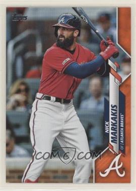 2020 Topps - [Base] - Wal-Mart Orange Border #156 - Nick Markakis /99