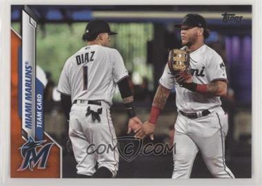 2020 Topps - [Base] - Wal-Mart Orange Border #396 - Miami Marlins /99