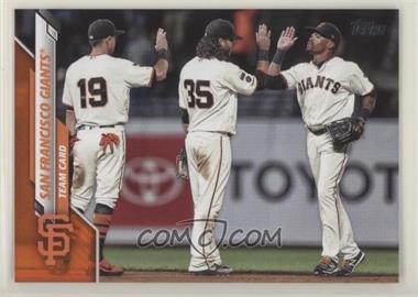 2020 Topps - [Base] - Wal-Mart Orange Border #405 - San Francisco Giants /99