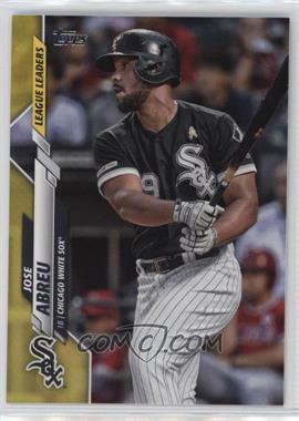 2020 Topps - [Base] - Walgreens Exclusive Yellow #96 - League Leaders - Jose Abreu