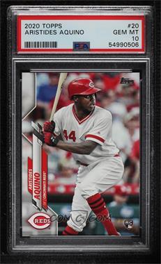 2020 Topps - [Base] #20.1 - Aristides Aquino (Batting) [PSA 10 GEM MT]