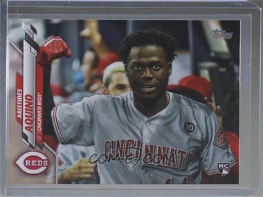 2020 Topps - [Base] #20.2 - SP - Photo Variation - Aristides Aquino (In Dugout)