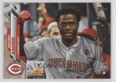 2020 Topps - [Base] #20.2 - SP - Photo Variation - Aristides Aquino (In Dugout)