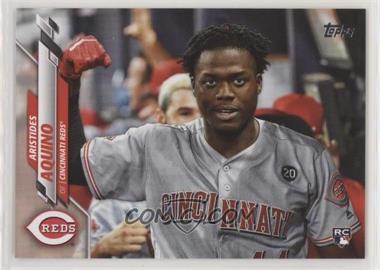 2020 Topps - [Base] #20.2 - SP - Photo Variation - Aristides Aquino (In Dugout)