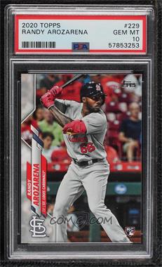 2020 Topps - [Base] #229 - Randy Arozarena [PSA 10 GEM MT]