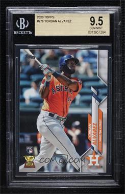 2020 Topps - [Base] #276.1 - Yordan Alvarez (Orange Jersey) [BGS 9.5 GEM MINT]