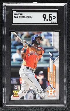 2020 Topps - [Base] #276.1 - Yordan Alvarez (Orange Jersey) [SGC 9.5 Mint+]