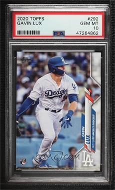 2020 Topps - [Base] #292.1 - Gavin Lux (Batting) [PSA 10 GEM MT]