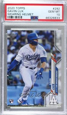 2020 Topps - [Base] #292.1 - Gavin Lux (Batting) [PSA 10 GEM MT]