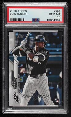 2020 Topps - [Base] #392.1 - Luis Robert (Batting) [PSA 10 GEM MT]