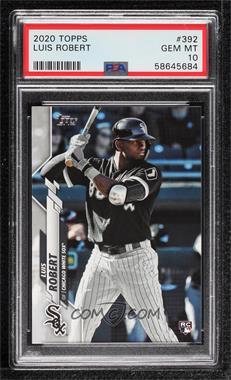 2020 Topps - [Base] #392.1 - Luis Robert (Batting) [PSA 10 GEM MT]