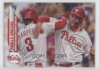 Checklist - Philly Special (Harper and Hoskins Celebrate Home Run) [EX to&…