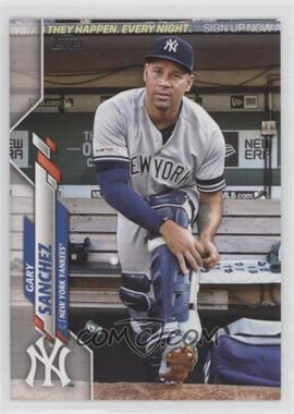 2020 Topps - [Base] #46.2 - SP - Photo Variation - Gary Sanchez (In Dugout) [EX to NM]