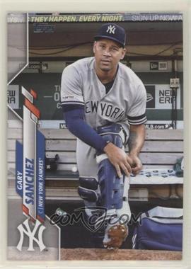 2020 Topps - [Base] #46.2 - SP - Photo Variation - Gary Sanchez (In Dugout)