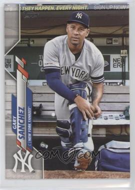 2020 Topps - [Base] #46.2 - SP - Photo Variation - Gary Sanchez (In Dugout)