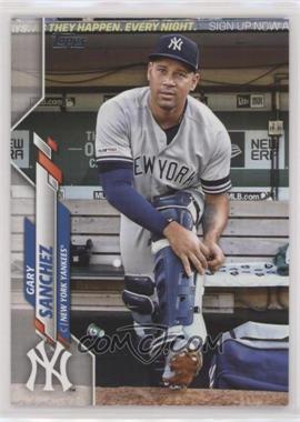 2020 Topps - [Base] #46.2 - SP - Photo Variation - Gary Sanchez (In Dugout)