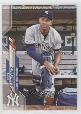 2020 Topps - [Base] #46.2 - SP - Photo Variation - Gary Sanchez (In Dugout)