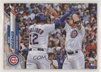 SP - Photo Variation - Nico Hoerner (Celebrating with Kyle Schwarber)