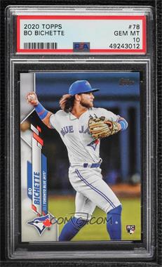 2020 Topps - [Base] #78.1 - Bo Bichette (Throwing) [PSA 10 GEM MT]