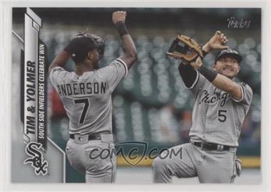 2020 Topps - [Base] #85 - Checklist - Tim & Yolmer (South Side Infielders Celebrate Win)