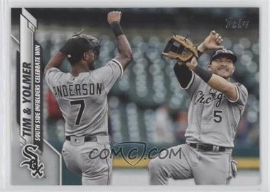 2020 Topps - [Base] #85 - Checklist - Tim & Yolmer (South Side Infielders Celebrate Win)