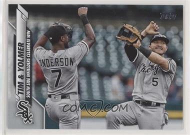 2020 Topps - [Base] #85 - Checklist - Tim & Yolmer (South Side Infielders Celebrate Win)