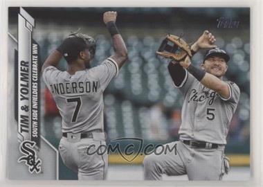 2020 Topps - [Base] #85 - Checklist - Tim & Yolmer (South Side Infielders Celebrate Win)