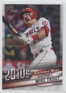 2020 Topps - Decades Best - Celebration of the Decades #DB-MT - Mike Trout /100