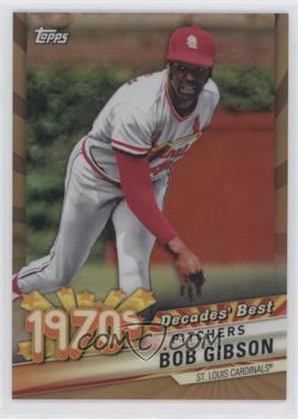 2020 Topps - Decades Best Chrome - Gold Refractor #DBC-31 - Pitchers - Bob Gibson /50