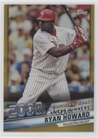 Award Winners - Ryan Howard #/50