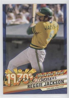 2020 Topps - Decades Best Series 2 - Blue #DB-46 - Batters - Reggie Jackson