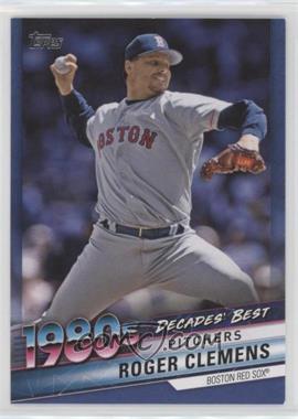 2020 Topps - Decades Best Series 2 - Blue #DB-64 - Pitchers - Roger Clemens