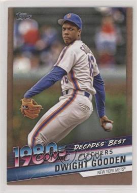 2020 Topps - Decades Best Series 2 - Gold #DB-63 - Pitchers - Dwight Gooden /50