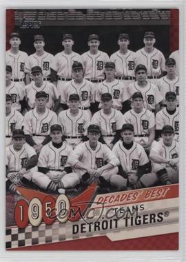 2020 Topps - Decades Best Series 2 - Red #DB-1 - Teams - Detroit Tigers /10