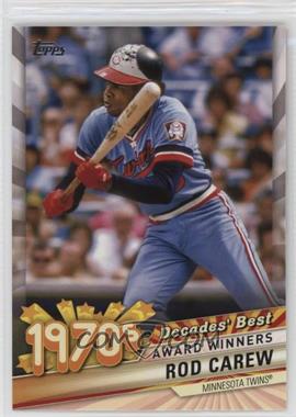 2020 Topps - Decades Best Series 2 #DB-36 - Award Winners - Rod Carew