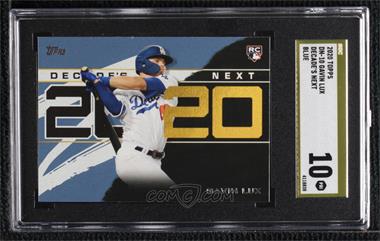 2020 Topps - Decades Next - Blue #DN-10 - Gavin Lux [SGC 10 PRISTINE] - Courtesy of COMC.com