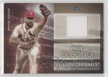 2020 Topps - Major League Material - Gold #MLM-PD - Paul DeJong /50