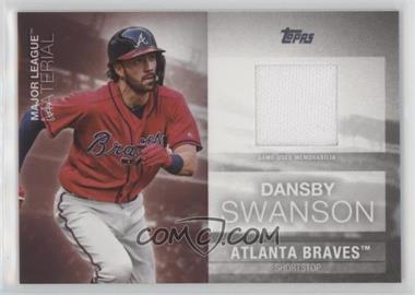 2020 Topps - Major League Material #MLM-DS - Dansby Swanson
