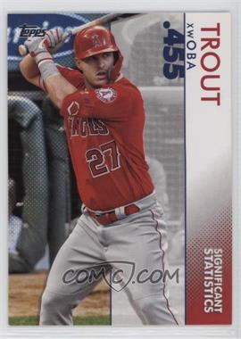 2020 Topps - Significant Statistics #SS-15 - Mike Trout