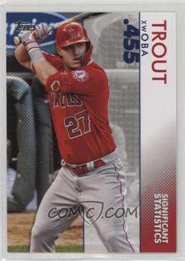 2020 Topps - Significant Statistics #SS-15 - Mike Trout