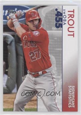 2020 Topps - Significant Statistics #SS-15 - Mike Trout