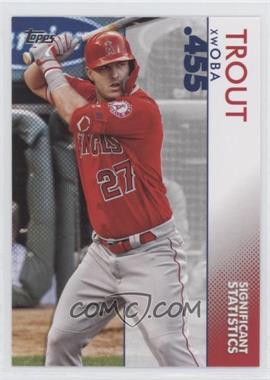 2020 Topps - Significant Statistics #SS-15 - Mike Trout