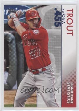 2020 Topps - Significant Statistics #SS-15 - Mike Trout